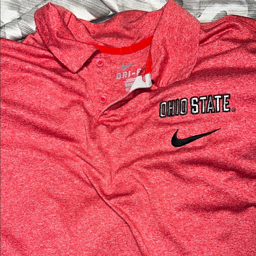 Nike Red Performance Polo Shirt